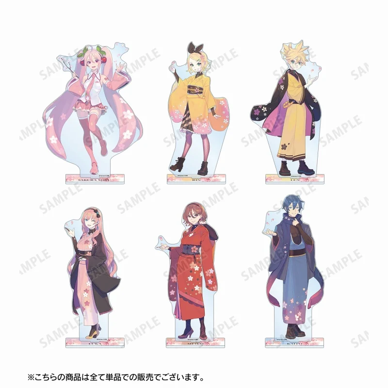 [Vocaloid] Sakura Miku Series Kagamine Rin Exclusive Art by kuro 1/7 Scale BIG Acrylic Stand - Image 3
