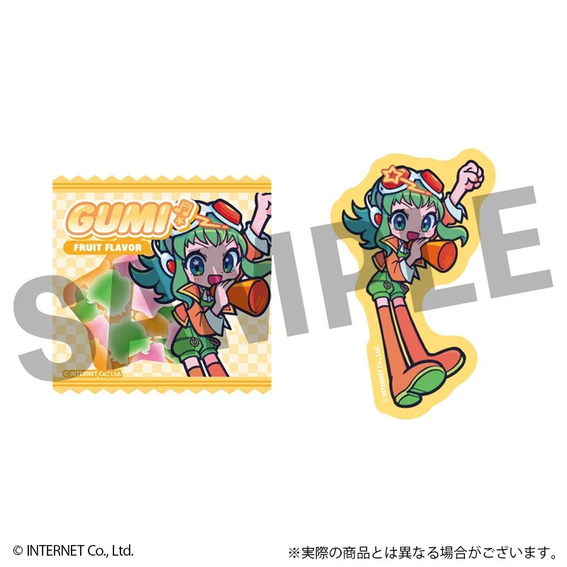 (1BOX=6)(Goods - Sticker) VOCALOID GUMI Trading Fure Friends Sticker(Blind Box -Single) - Image 3