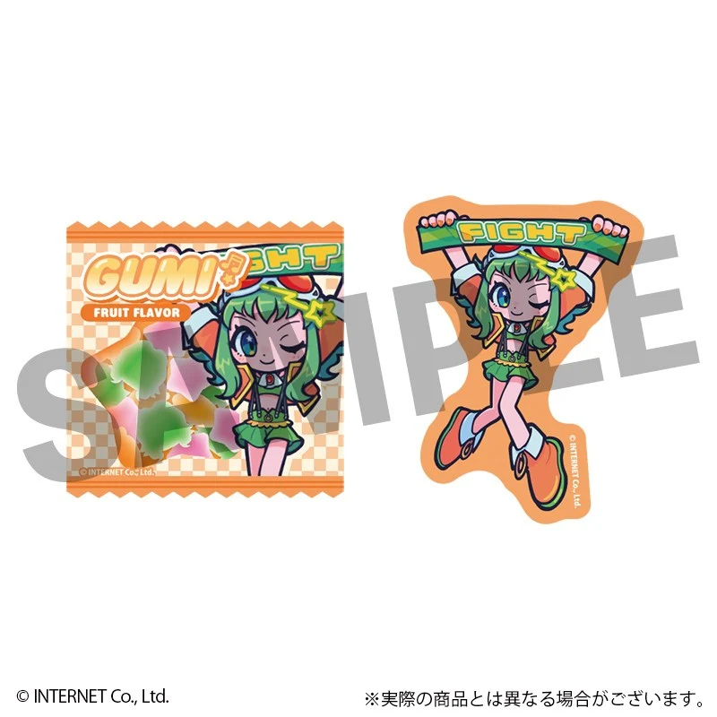 (1BOX=6)(Goods - Sticker) VOCALOID GUMI Trading Fure Friends Sticker(Blind Box -Single) - Image 4