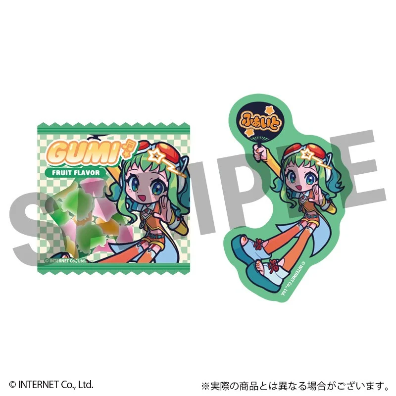 (1BOX=6)(Goods - Sticker) VOCALOID GUMI Trading Fure Friends Sticker(Blind Box -Single) - Image 5