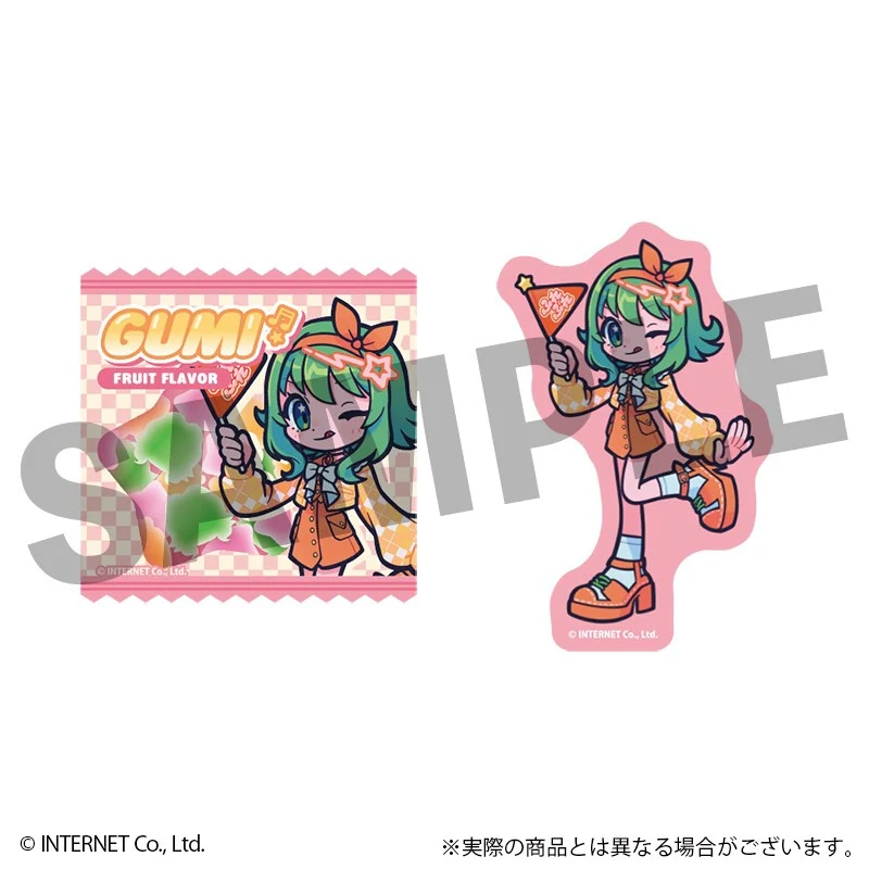 (1BOX=6)(Goods - Sticker) VOCALOID GUMI Trading Fure Friends Sticker(Blind Box -Single) - Image 7