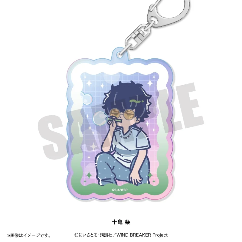 (Goods - Keychain) TV Anime WIND BREAKER Retro Pop Vol. 4 Iridescent Acrylic Keychain Jo Togame