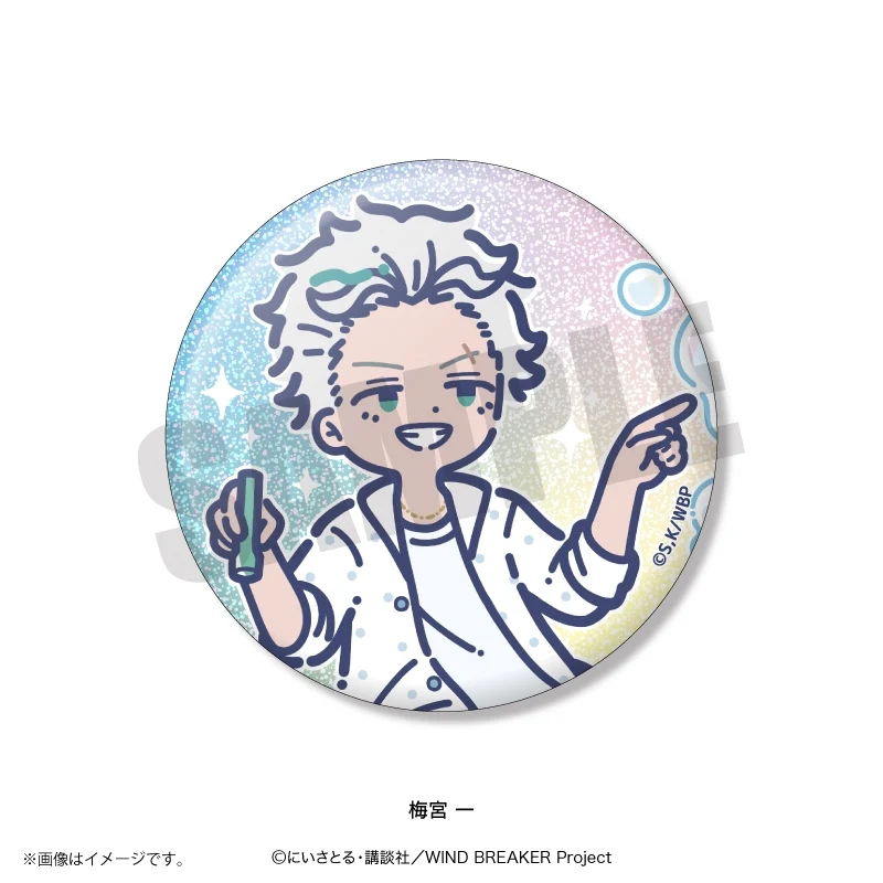 (1BOX=10)(Goods - Badge) TV Anime WIND BREAKER Retro Pop Vol. 4 Kirakira Button Badge (10 Types Total)(Blind Box -Single) - Image 7