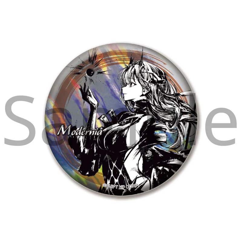 (Goods - Badge) GODDESS OF VICTORY: NIKKE Ink Painting Trading Hologram Button Badge (Blind Box -Single) - Image 3