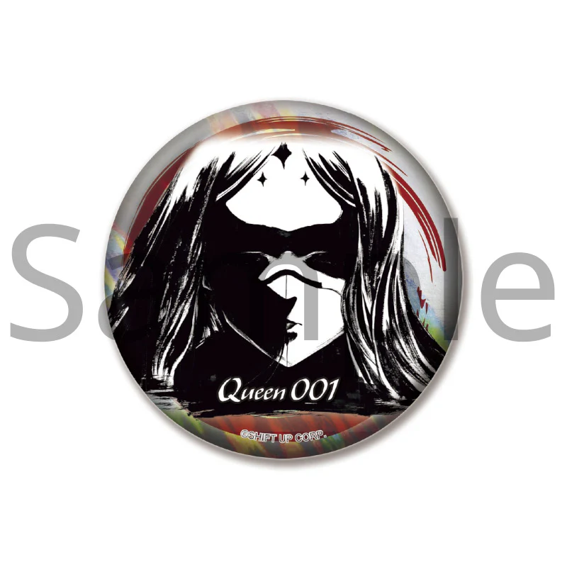 (Goods - Badge) GODDESS OF VICTORY: NIKKE Ink Painting Trading Hologram Button Badge (Blind Box -Single) - Image 4