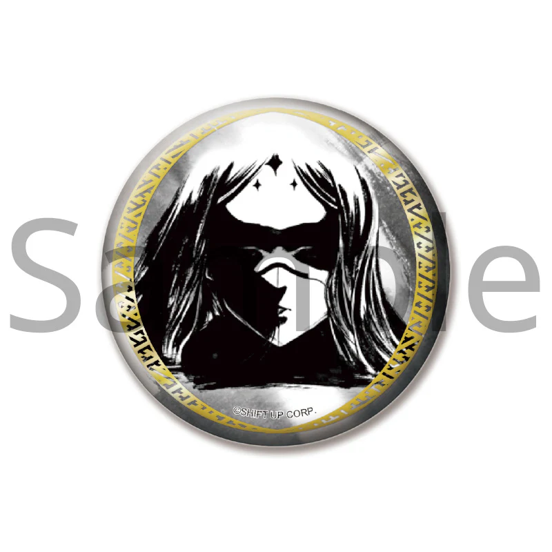 (Goods - Badge) GODDESS OF VICTORY: NIKKE Ink Painting Trading Washi Button Badge (Blind Box -Single) - Image 4
