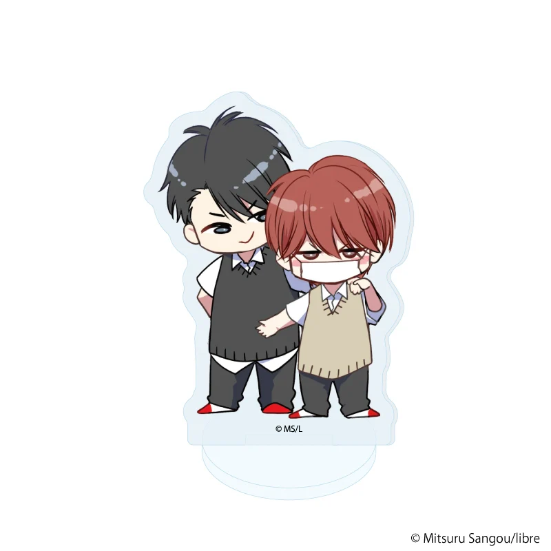 (Goods - Acrylic Stand) Mask Danshi: This Shouldn't Lead to Love Acrylic Petit Stand 01 (Official Art) (Blind Box -Single) - Image 2