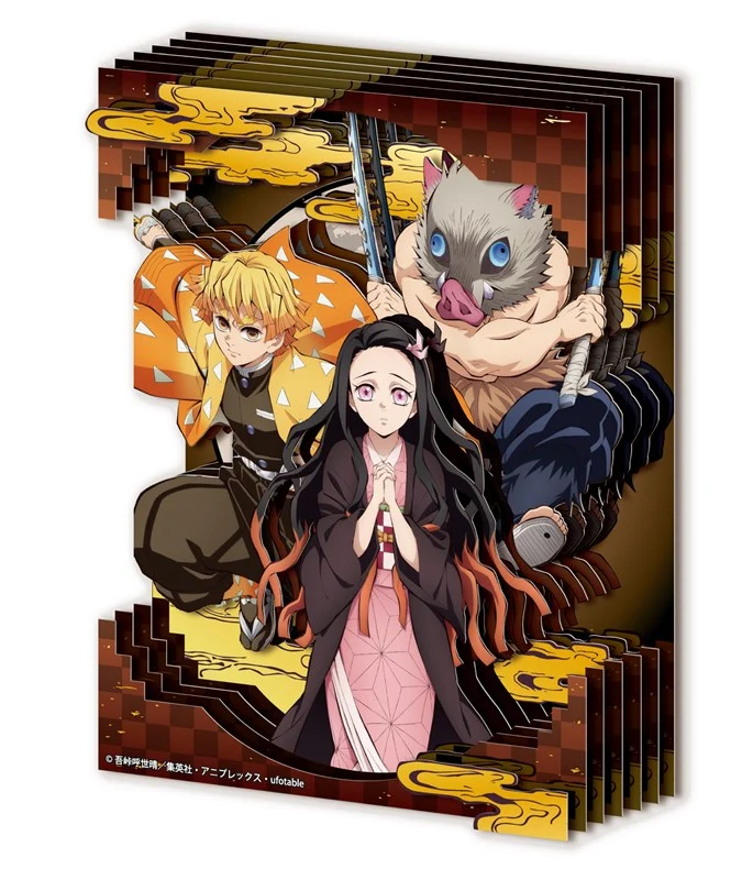 (Goods - Paper Theater) Anime Demon Slayer: Kimetsu no Yaiba SA-M81 Nezuko Kamado & Zenitsu Agatsuma & Inosuke Hashibira - Image 3