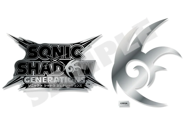(Goods - Sticker) Sonic X Shadow Generations Metallic Sticker Set