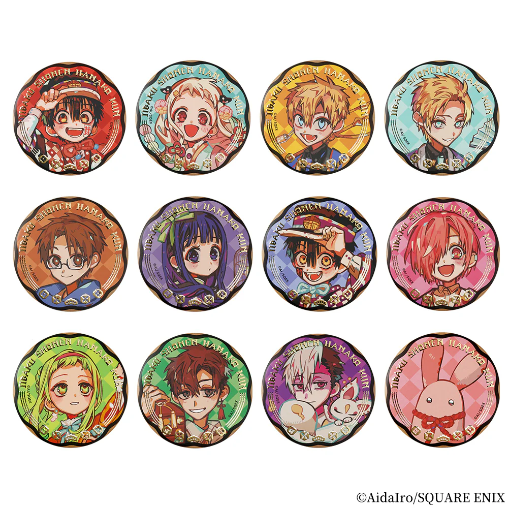 (Goods - Badges) Toilet-bound Hanako-kun Badge 10th Anniversary (Blind Box -Single)