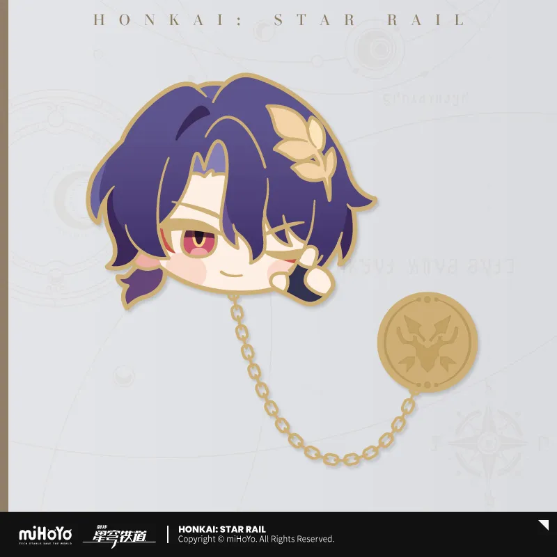 (Goods - Badge) Honkai: Star Rail Pom Pom Exhibition Pin Badge Dr. Ratio