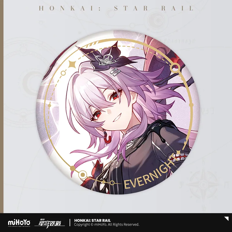 (Goods - Badge) Honkai: Star Rail Button Badge Evernight