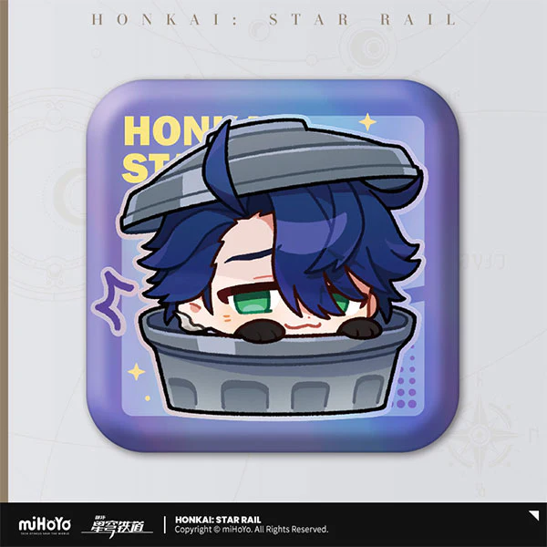 [Honkai: Star Rail] Pom-Pom's Exhibition Hall Square Button Badge / Sampo
