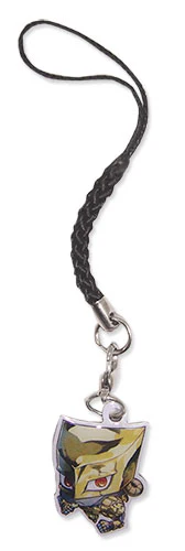 (Goods - Keychain) Jojo's Bizarre Adventures THE WORLD SD METAL CELL PHONE CHARM