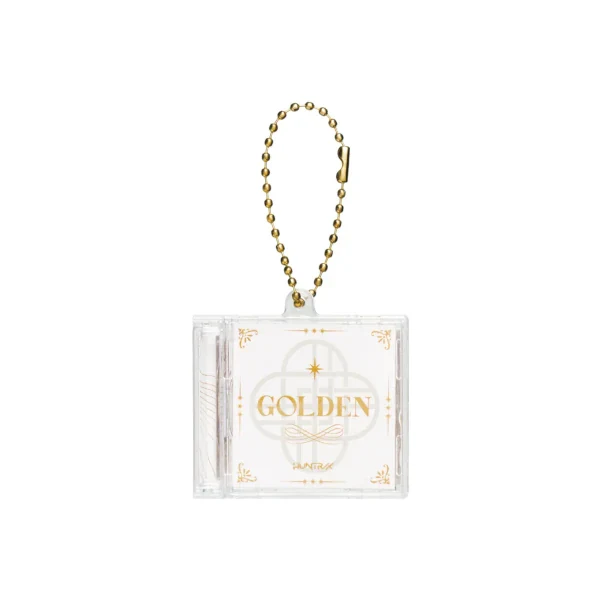 (Goods - Accessory) KPOP Demon Hunters Mini CD Keyring_Golden