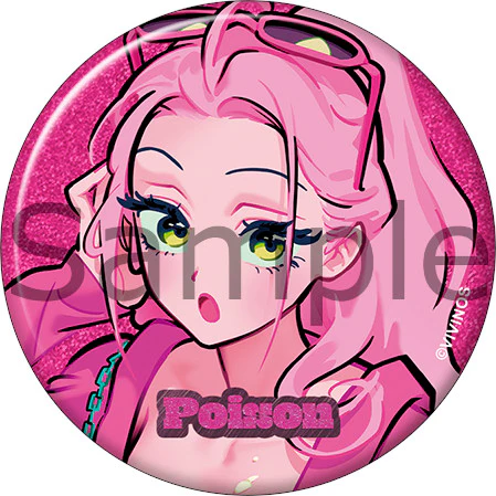 (Goods - Badge) ALIEN STAGE Find your Plus One! Glitter Button Badge Collection (Blind Box - Single) - Image 2